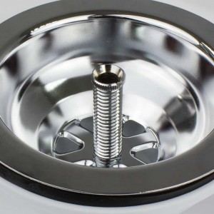 90mm Stainless Steel Basket Strainer Waste For Ceramic Stainless Kitchen Sink 