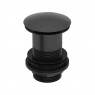 Black Full Cover Basin Waste - Unslotted