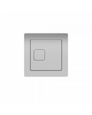 Concealed Cistern Square Button Dual Flush Chrome