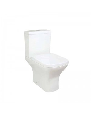 Venice Closed Coupled Pan & Cistern Incl Soft Close Seat White