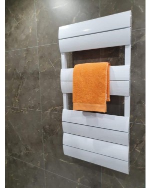 Sanday Slim Bathroom Towel Warmer White 1000mm x 500mm