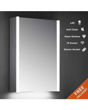 700x500mm Side Strip LED Mirror  Cabinet