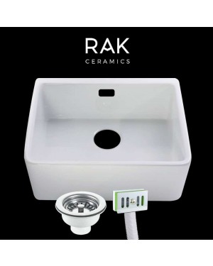 RAK Ceramic Belfast Kitchen Sink & Overflow Waste