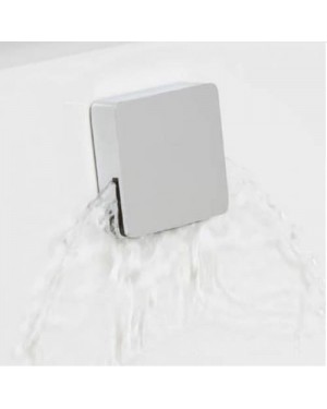 Luxury Square RAK Bathroom Freeflow Overflow Bath Filler Tap & Click Clack Waste