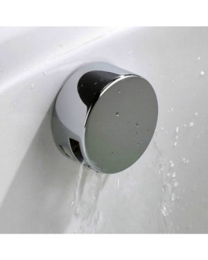 Luxury Round RAK Bathroom Freeflow Overflow Bath Filler Tap & Click Clack Waste