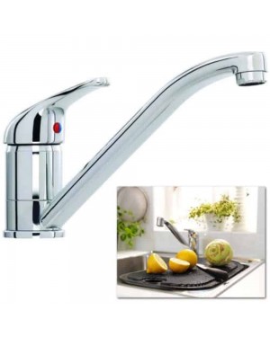 Contemporary Kitchen Single Lever Mixer Tap Incl Tap Tails